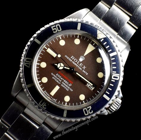 rolex 1680 solid gold|Rolex single red submariner 1680.